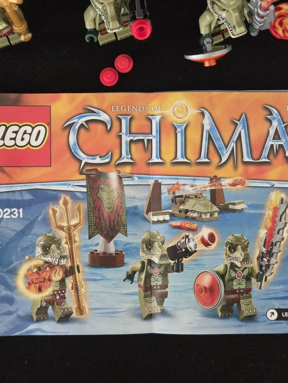 Lego 2015 Legends Of Chima Lot of 3 Battle Packs 70229/70230/70231 **READ DES**